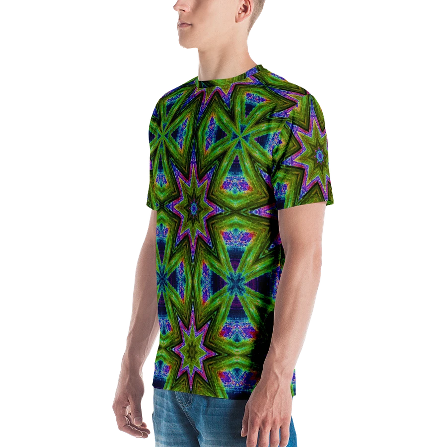 Abstract Stars and Crosses Men's Crewneck T Shirt product image (5)