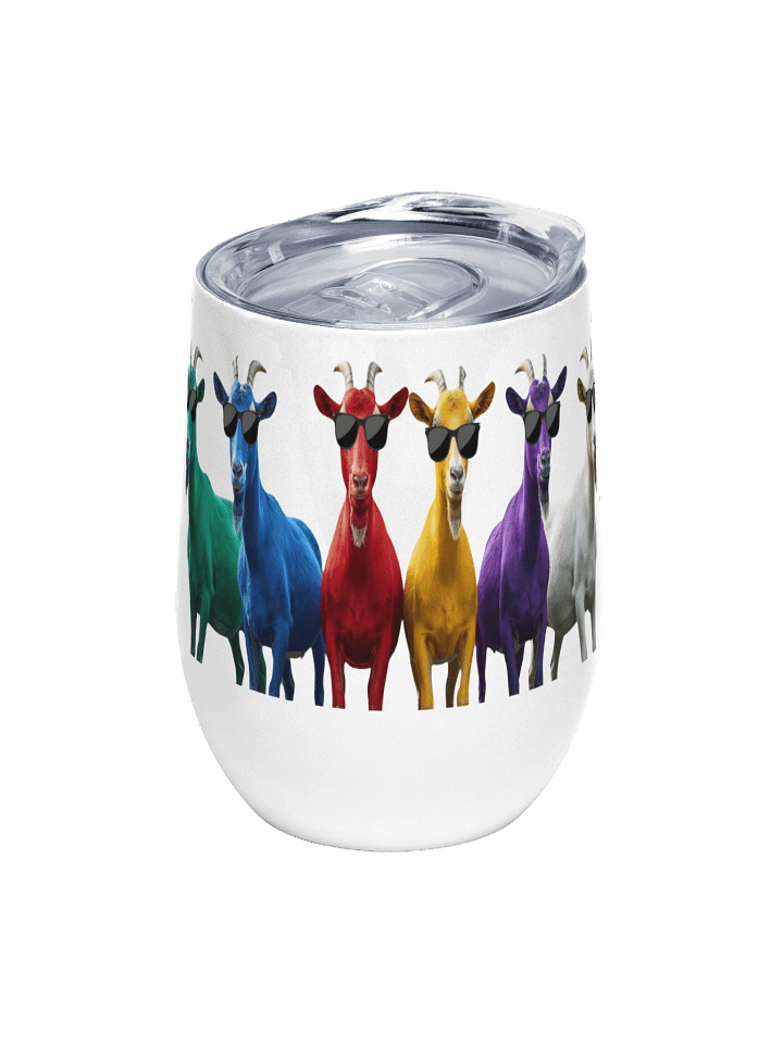 Cool Goat Squad Wine Tumbler product image (1)