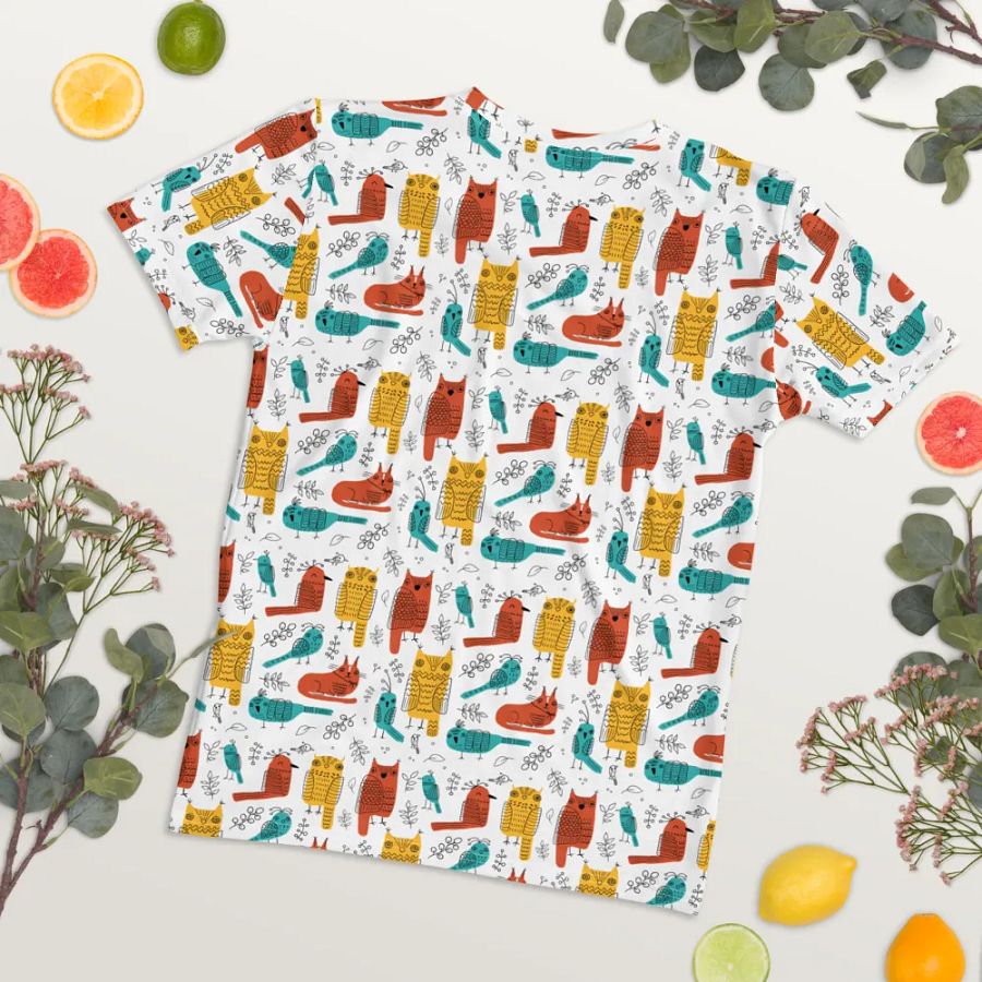 Vibrant Owl Delight: Perfect T-Shirt for Owl Lovers product image (12)