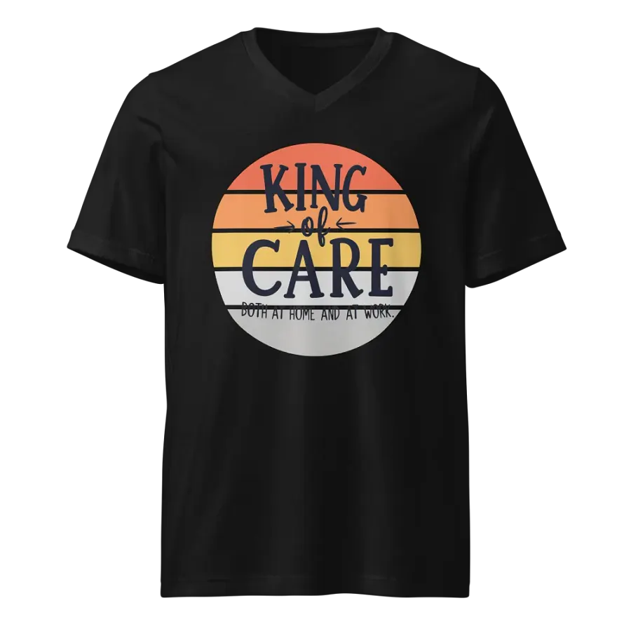 King of Care V-Neck Tee product image (1)