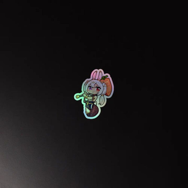 Kawaii Mioshi Rabbit Holographic Sticker Set product image (4)