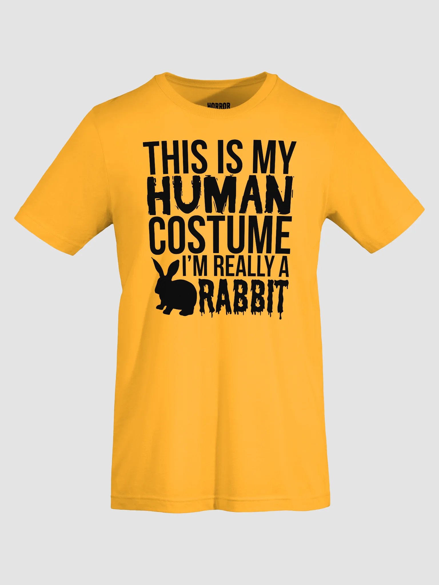 This Is My Human Costume I'm Really A Rabbit Funny Halloween T-Shirt product image (33)