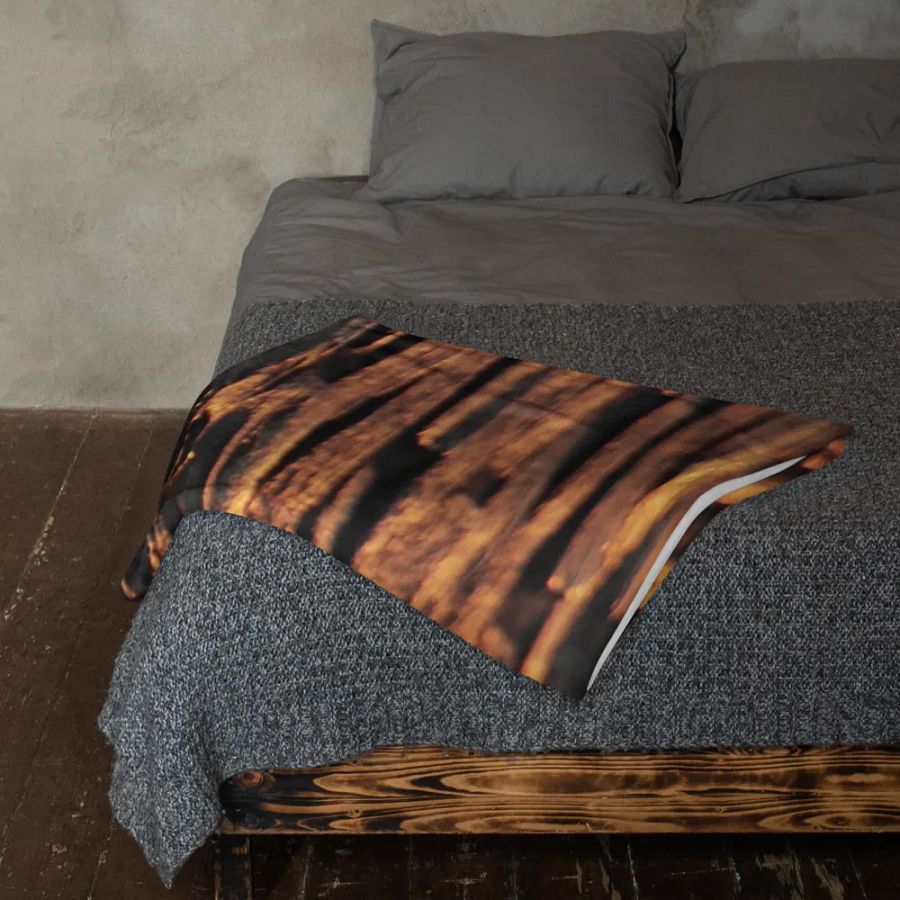 Golden Glow Stone Throw Blanket product image (11)