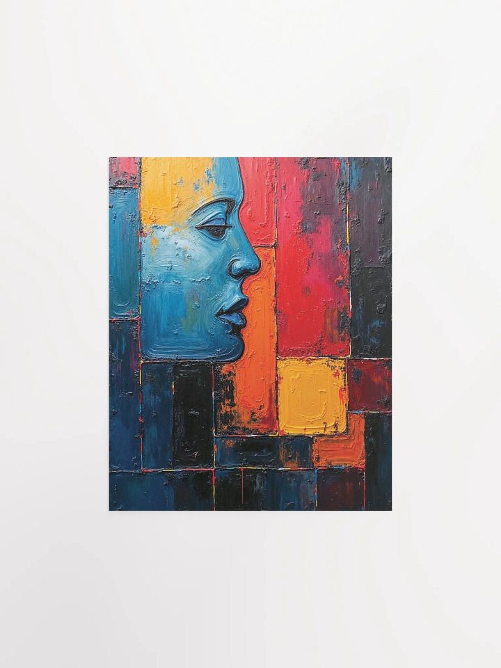 Vibrant Profile - Abstract Matte Poster product image (6)