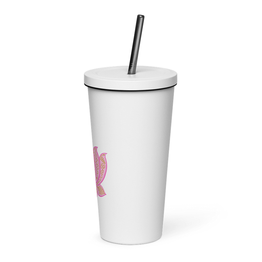 Golden Lotus Insulated Tumbler product image (3)