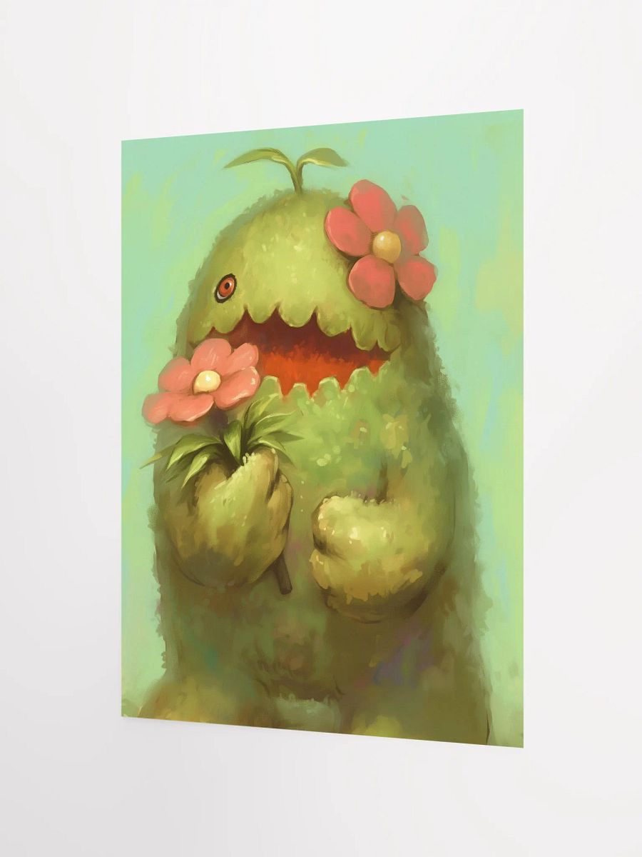 Whimsical Plant Monster Poster product image (2)
