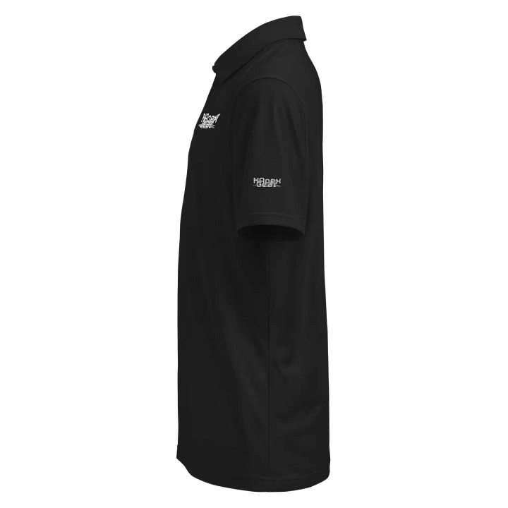 Men's Polo Shirt - Embroidered - White HApex Gear Black Logo product image (2)