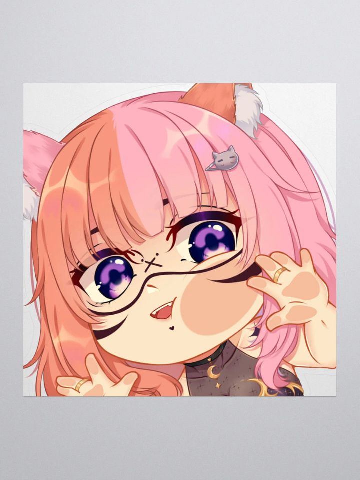 Peek-A-Nico Boo! Sticker product image (2)