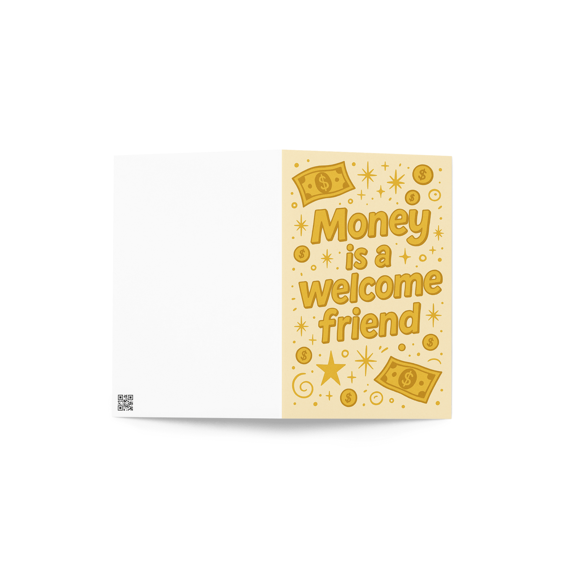 Money Is A Welcome Friend - Card product image (5)