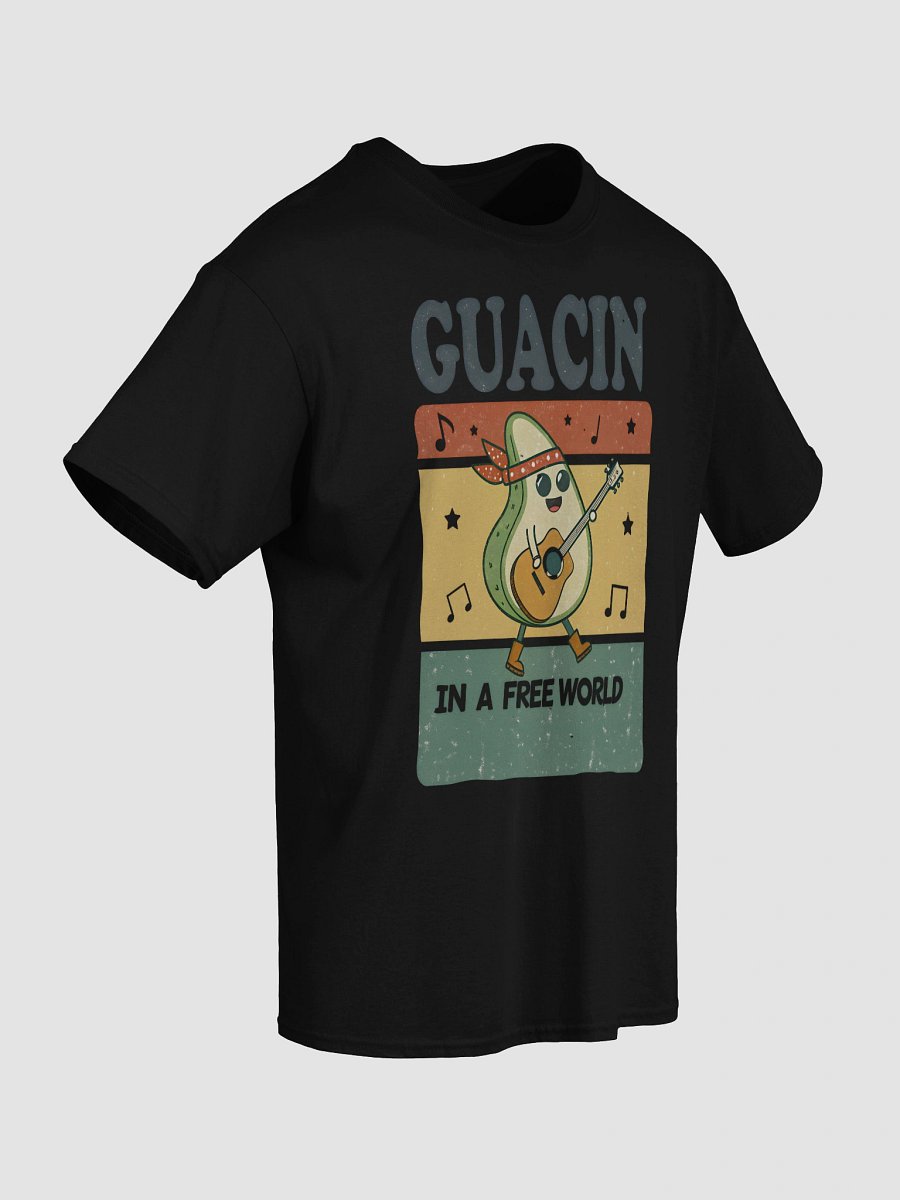 Guacin in a Free World Avocado Guitarist T-Shirt product image (3)