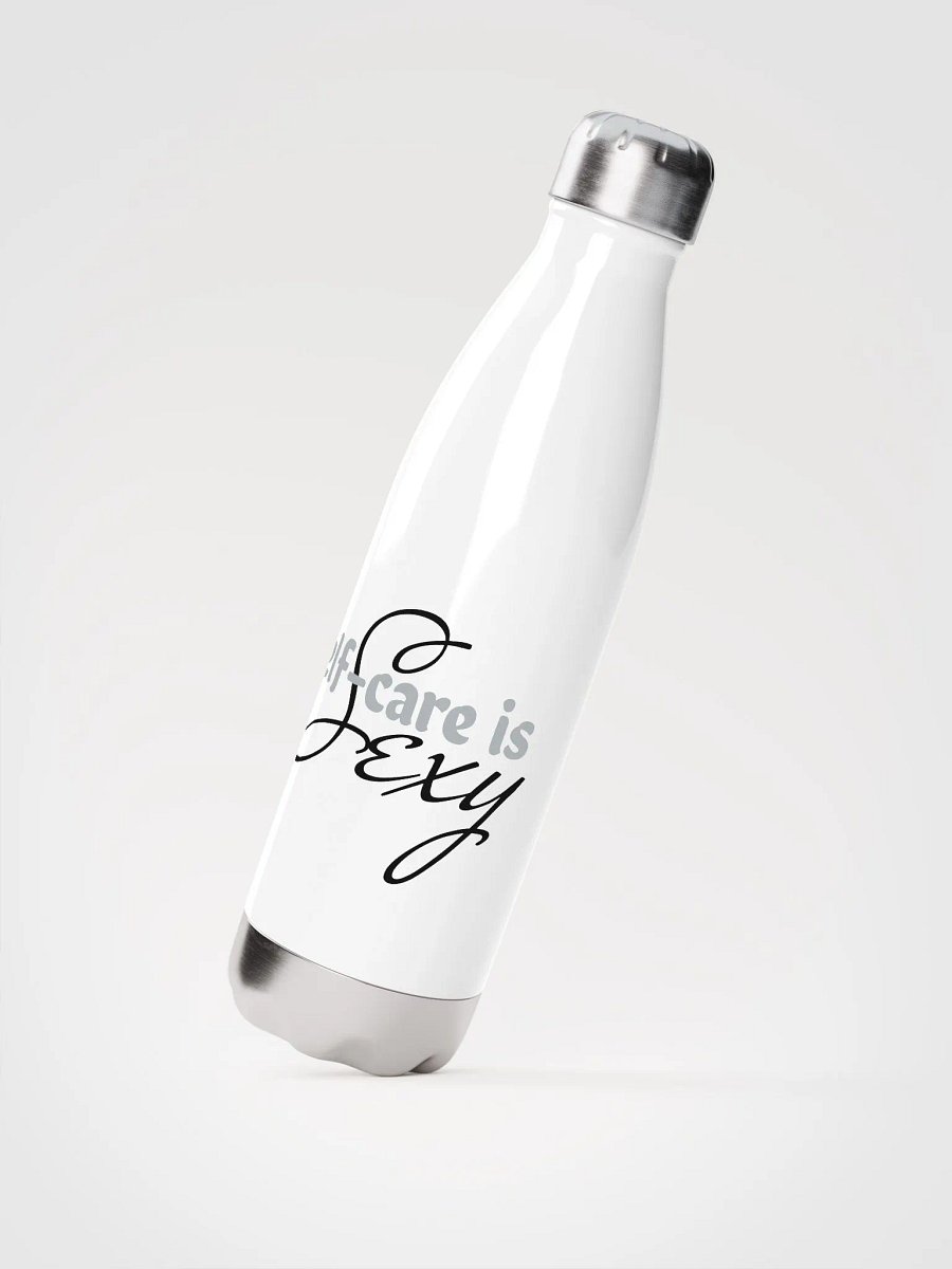 Self-care is sexy - White bottle product image (2)
