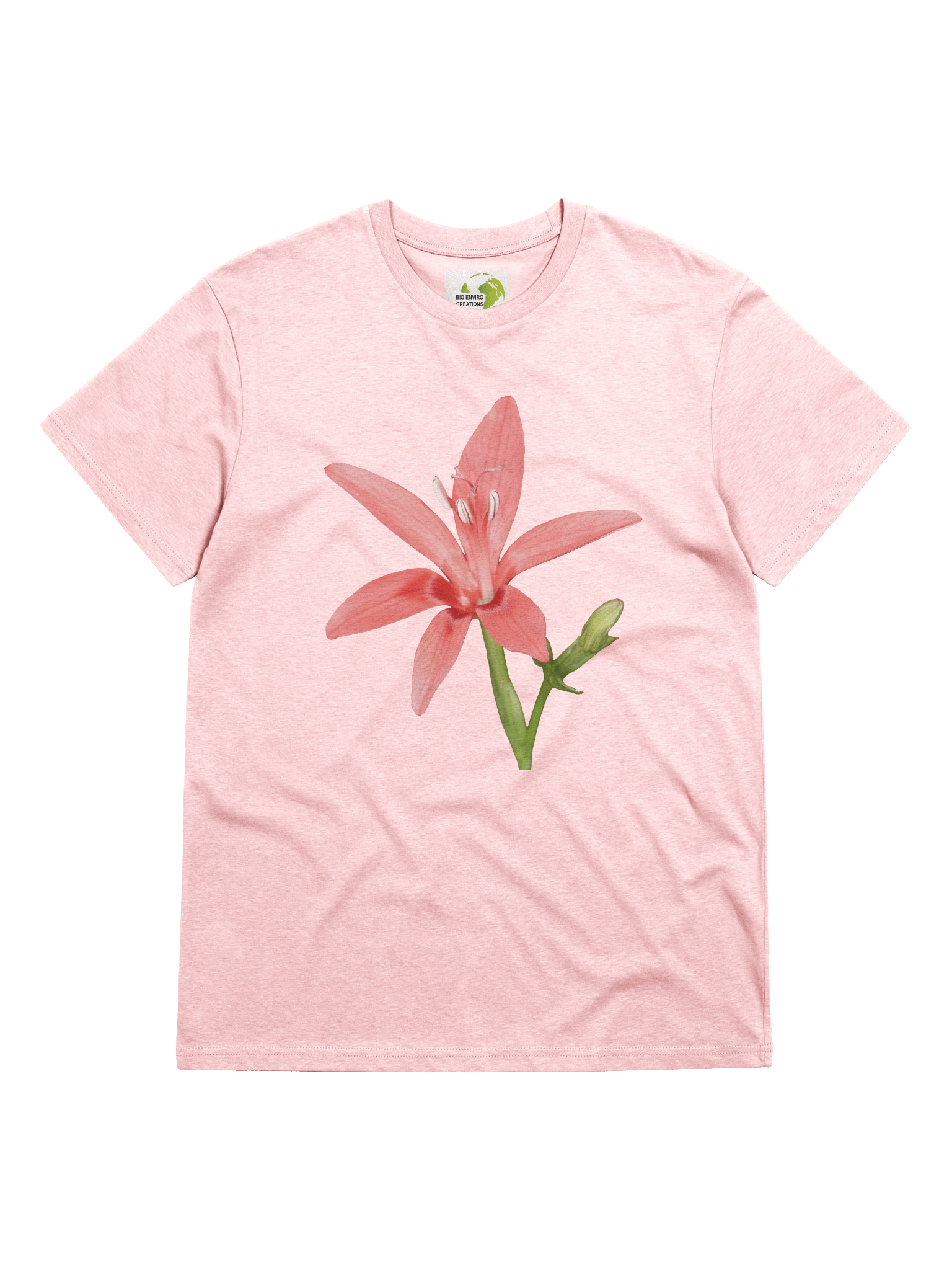 Mom and Baby Set -Scarlet River Lily only -Organic Cotton T-shirt For Mom product image (4)