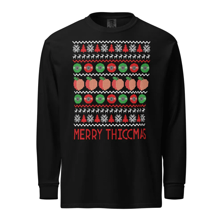 Ugly Sweater Thiccmas Long Sleeve product image (1)