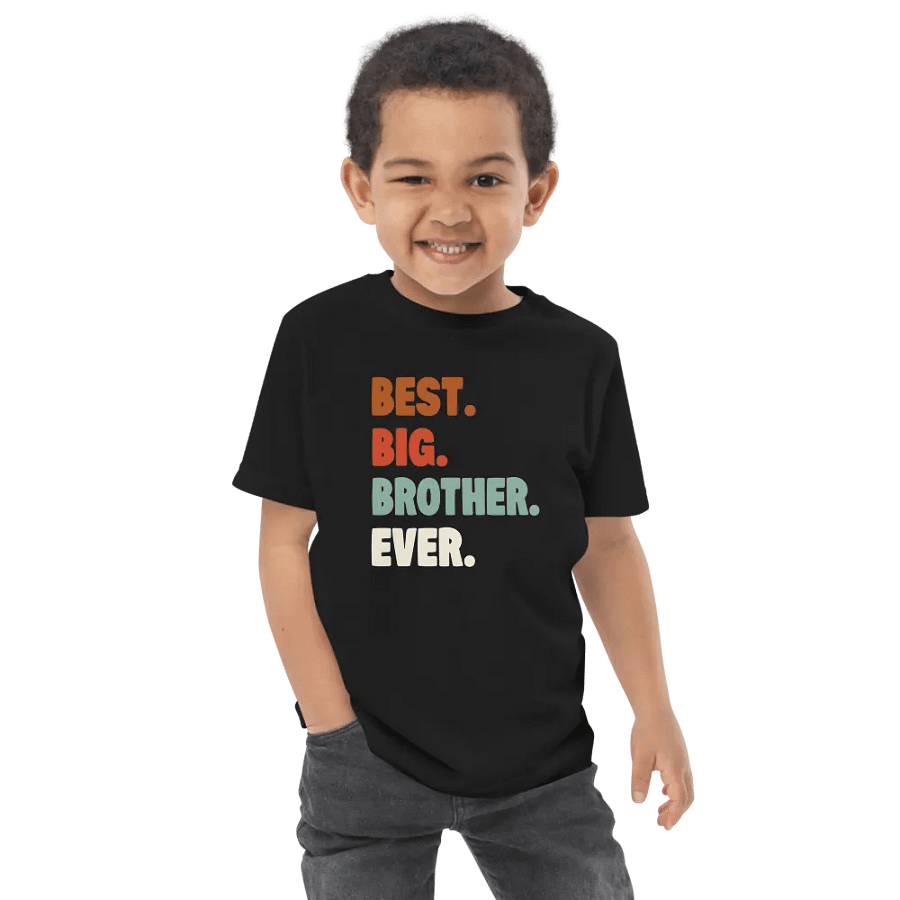 Vibrant Toddler Tee for the Best Big Brother Ever product image (4)