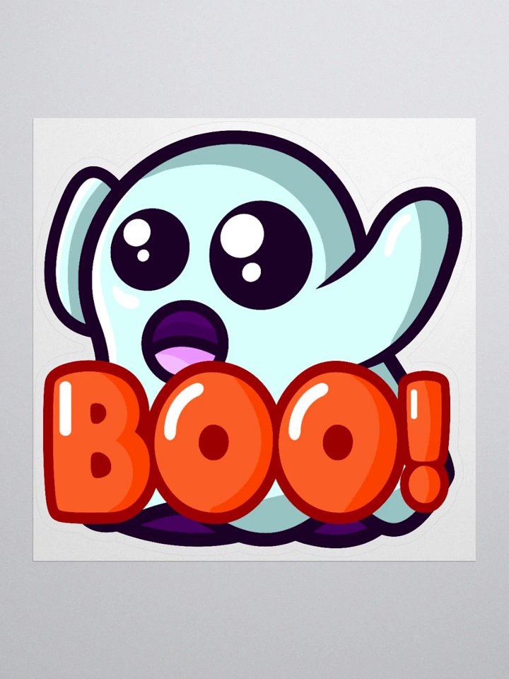 BOO! STICKER product image (1)