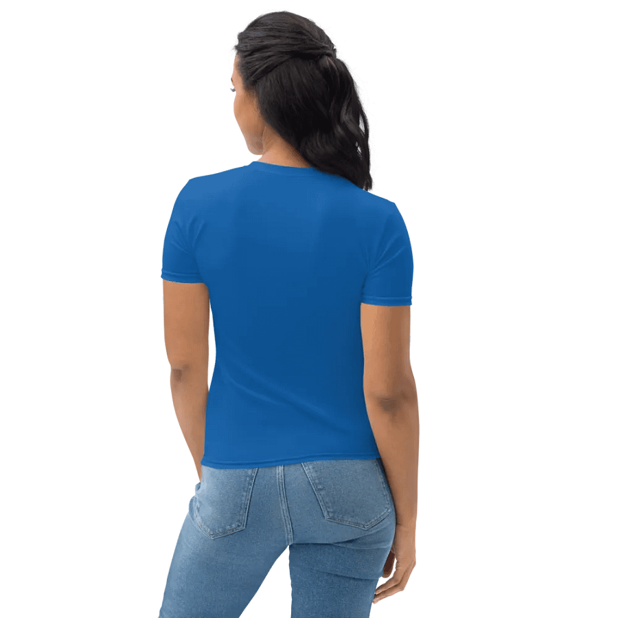 Women's TG Blue Crew Neck T-Shirt product image (7)
