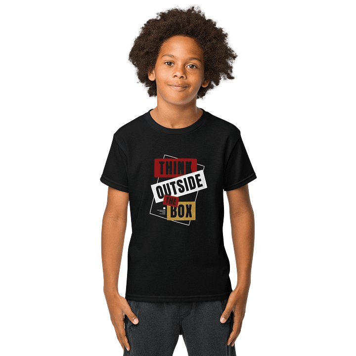 Kids T-Shirt Outside Lettering Graphic product image (1)
