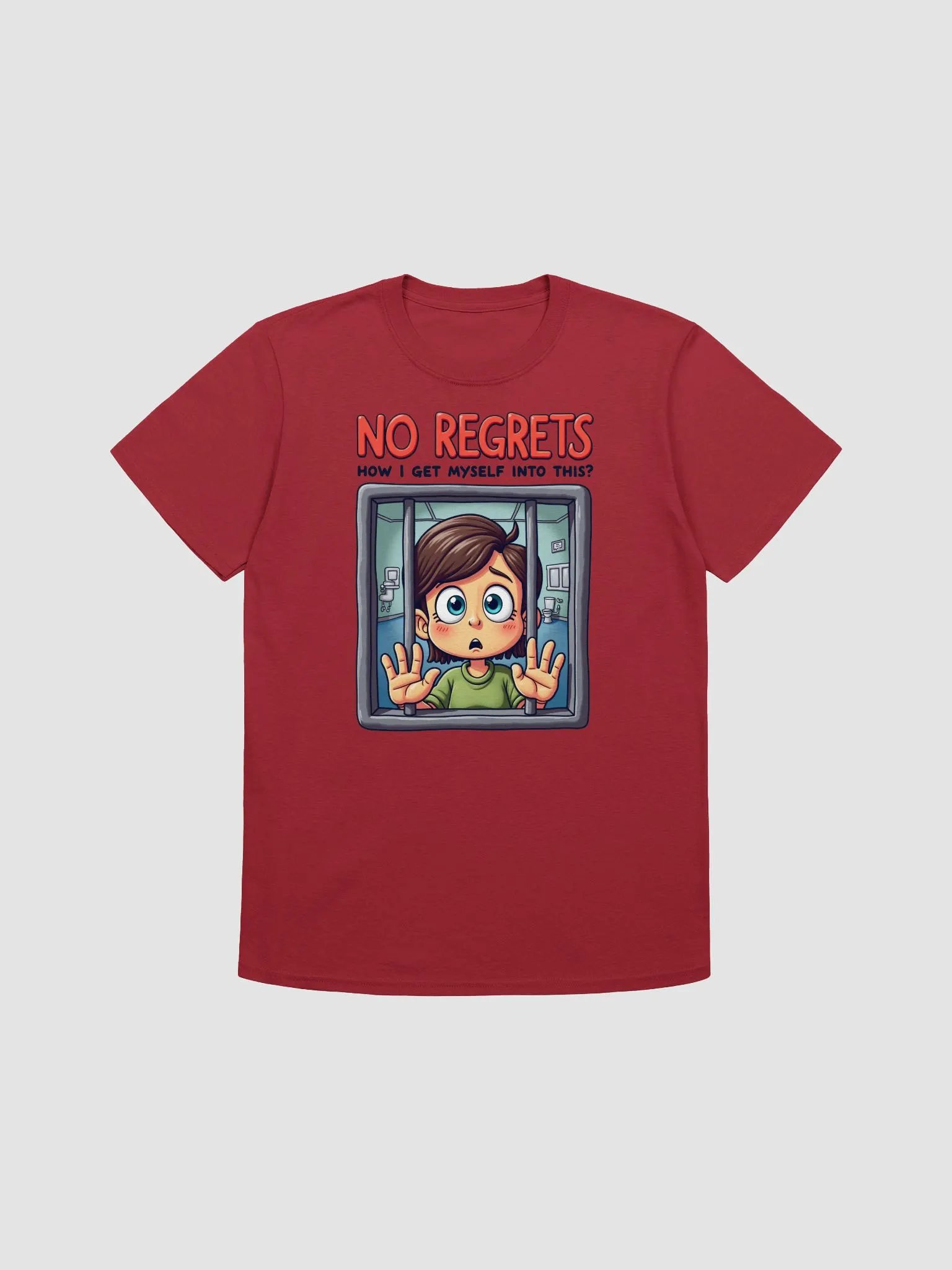 No Regrets Behind Bars T-Shirt product image (2)