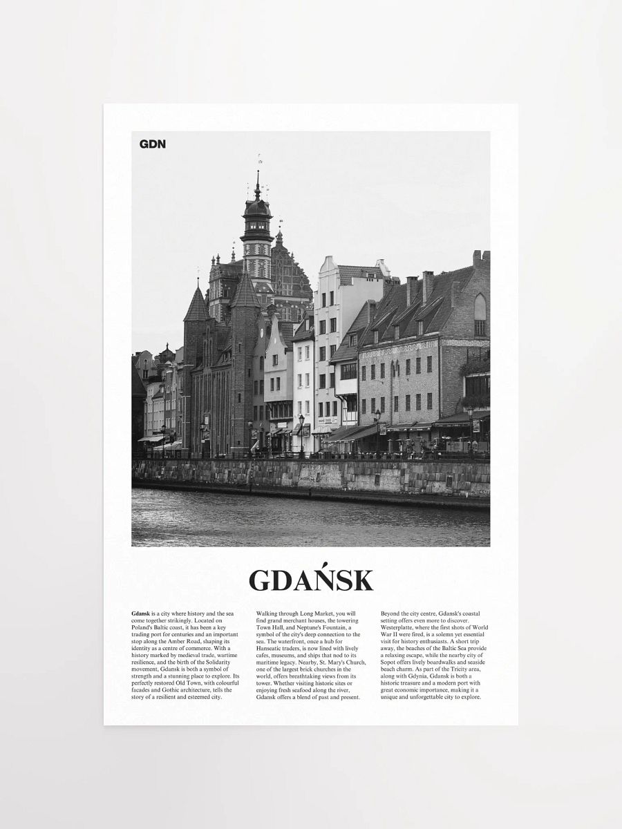 Gdansk 02 Newspaper Poster product image (11)