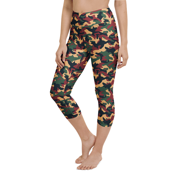 Autumn Camo Capri Leggings product image (1)