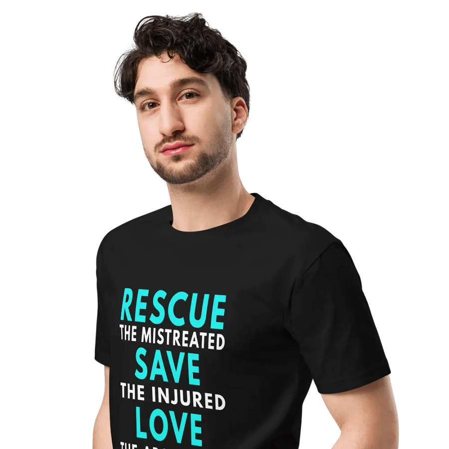 Animal Rescue Save Injured Unisex Premium T-Shirt product image (5)