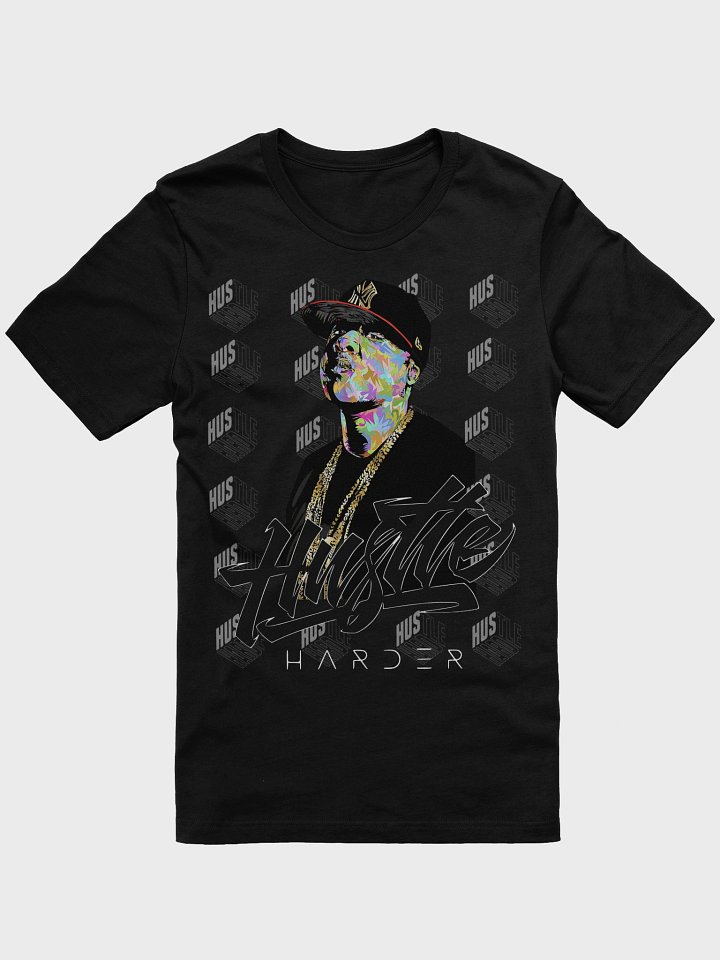 Hustle Harder Portrait T-Shirt (5XL) Available product image (4)