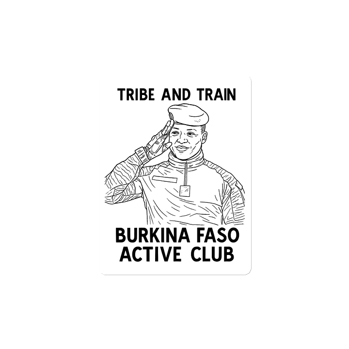 Burkina Faso Active Club Magnet product image (2)