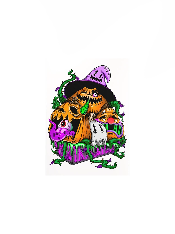 Pumpkin Monster Print product image (2)