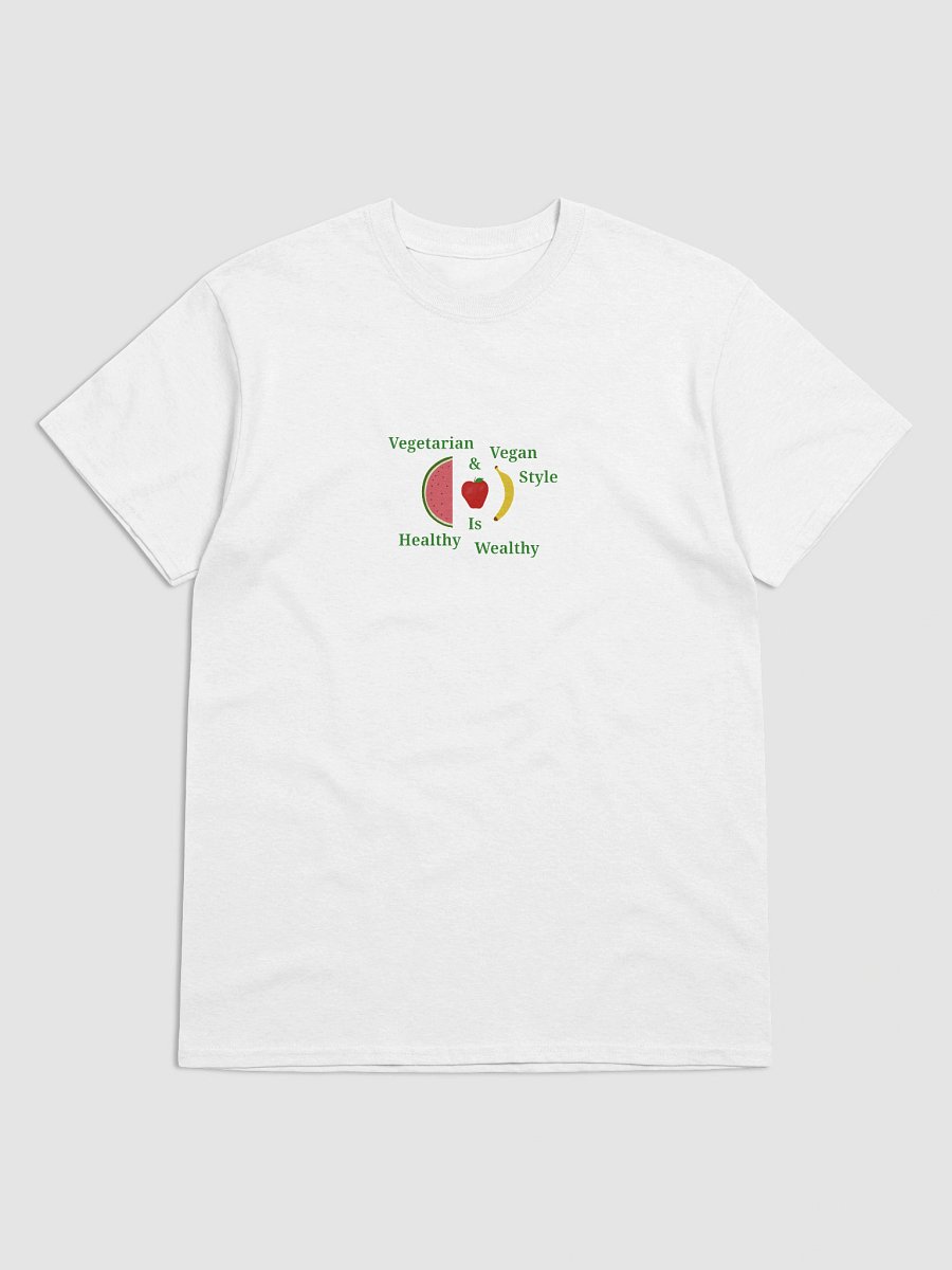 Healthy Wealthy Vegetarian & Vegan Tee product image (5)