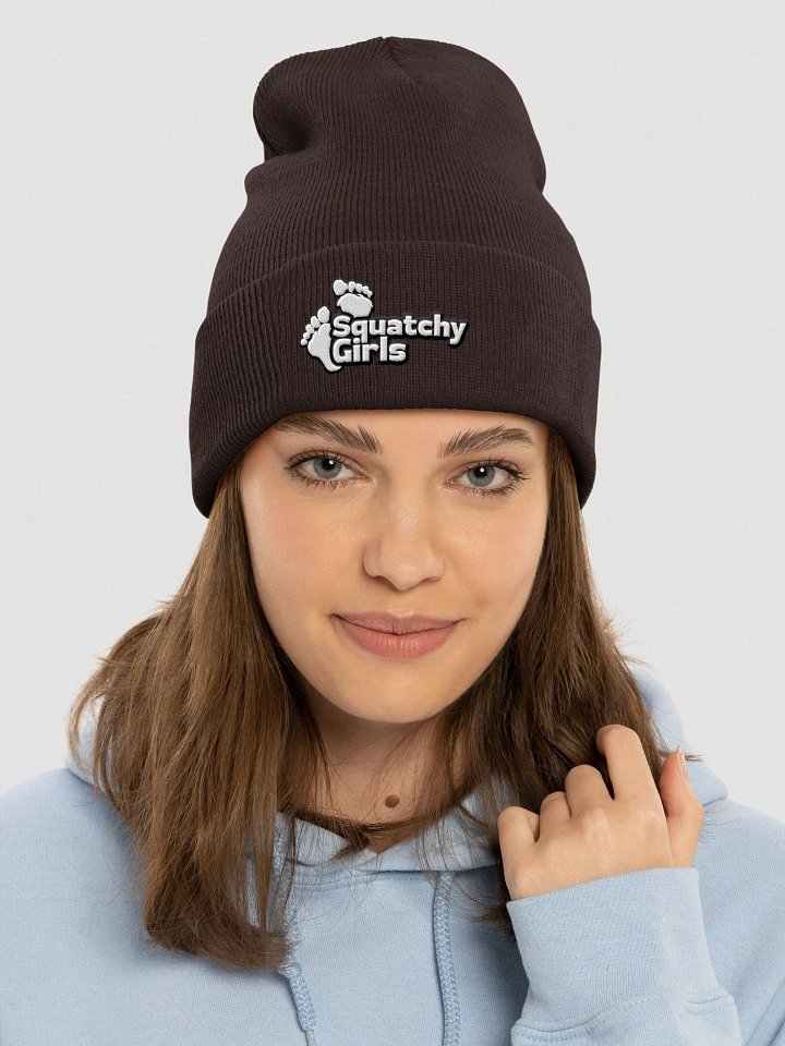 Squatchy Girls Cuffed Beanie Hat For Women product image (1)