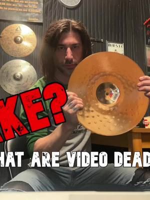 Fake Cymbals?? What exactly are “Video Dead,” and why do we use them?  Watch this short video for some quick info, and for a more in-depth conversation head over to my YouTube channel where I uploaded a longer discussion.  #MusicVideo #StuntDrummer #FakeDrums #BehindTheScenes #MovieMagic #BTS #Cymbals #Paiste #Zildjian #Sabian #Meinl #DrumTalk 