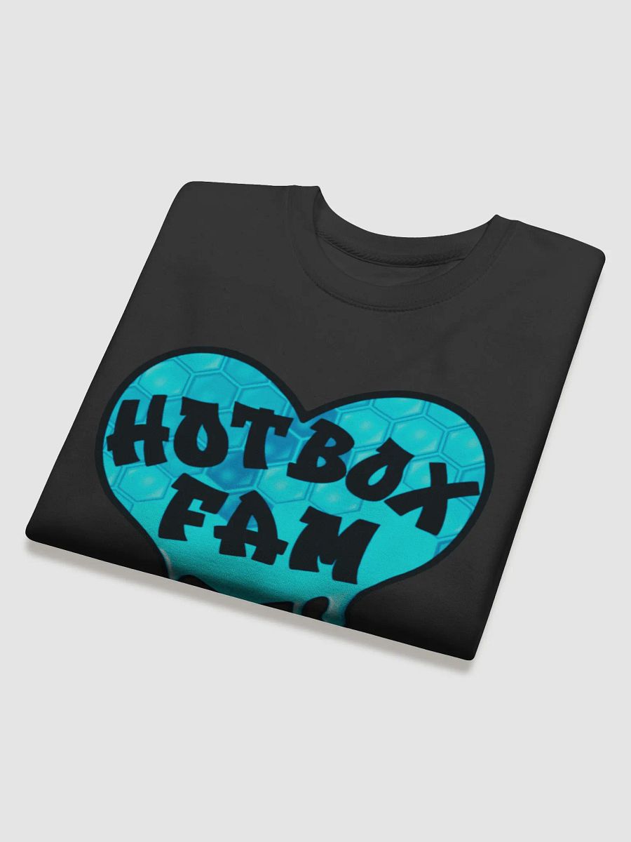 HOT BOX FAM BRIGHT BLUE HONEY COMB LOGO SWEATSHIRT product image (28)