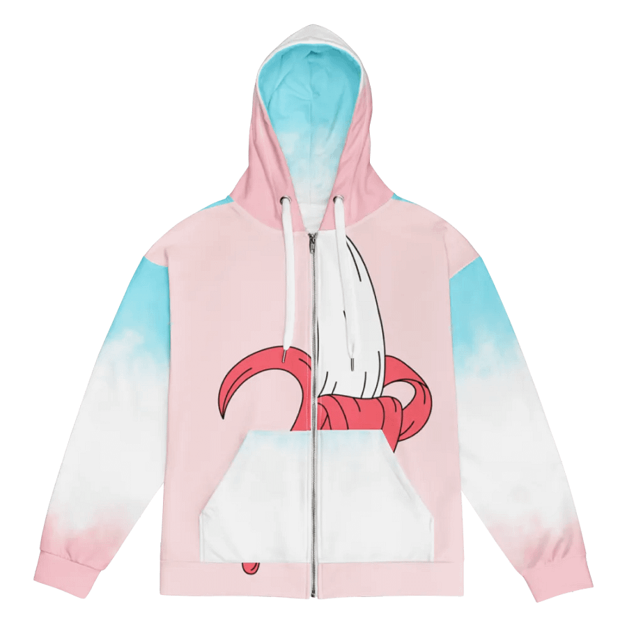 BONI FAAS Dripping Banana Dreams Unisex Zip Hoodie product image (1)