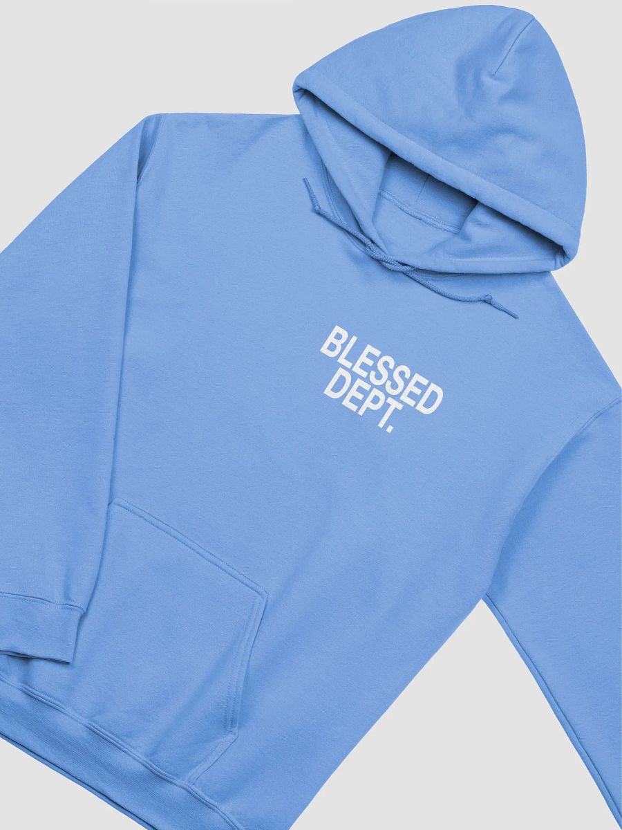 Blessed Dept. White Font Hoodie product image (3)