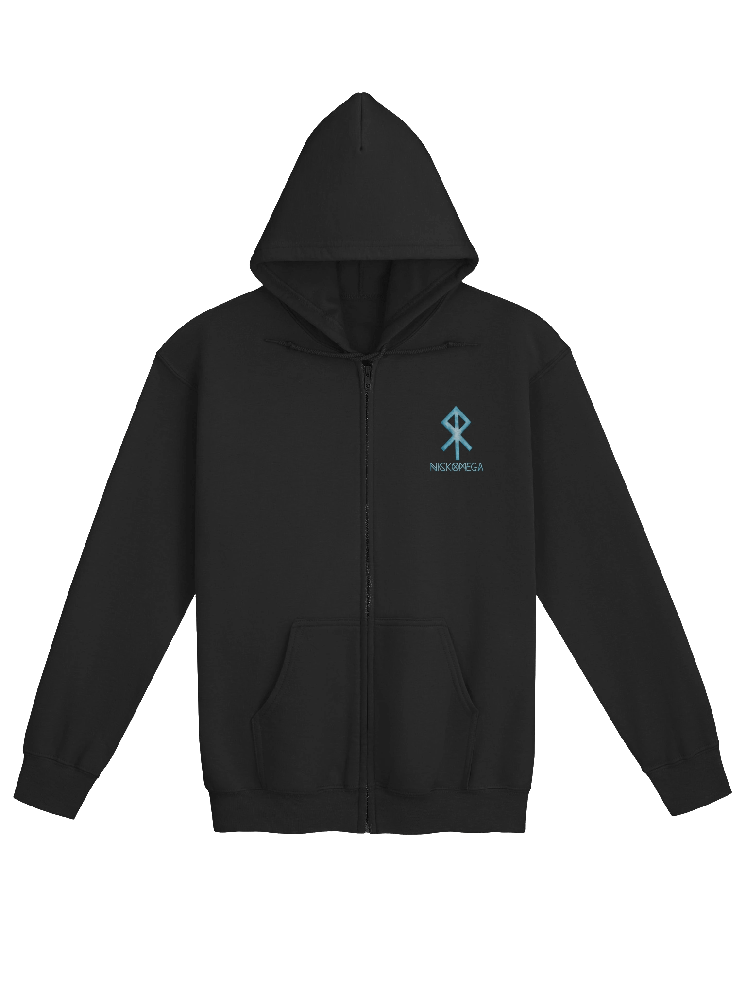 Frozen Bindrune Zip Hood product image (1)