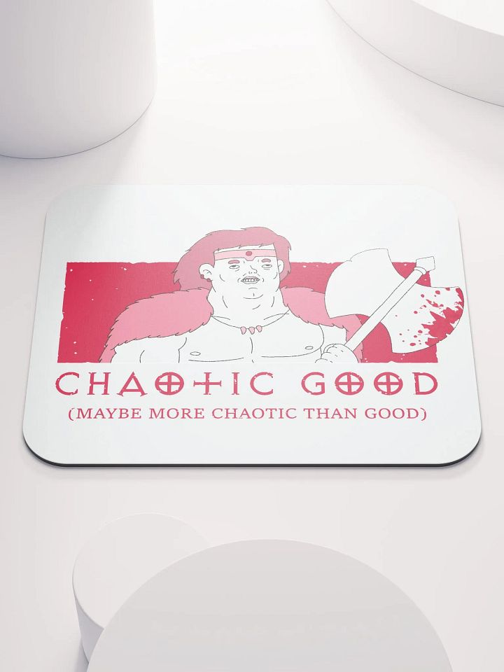 CHAOTIC GOOD BARBARIAN - Mouse Pad product image (1)