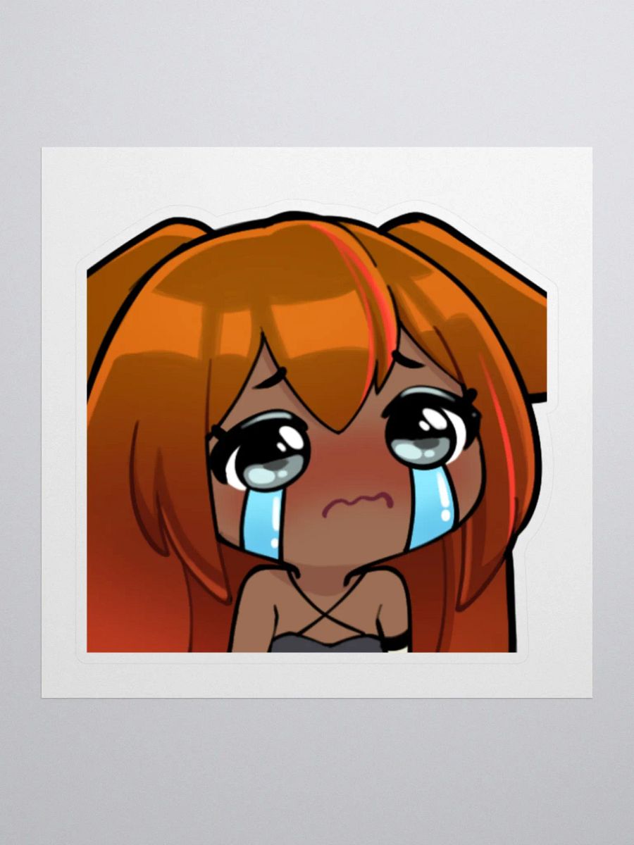 JPAG_Grey Gracidea Cry emote sticker product image (1)