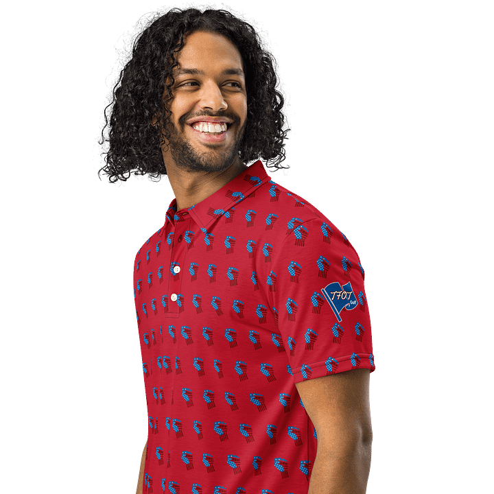 TFOT SlimFit America 1st Red Fist Polo Shirt product image (3)