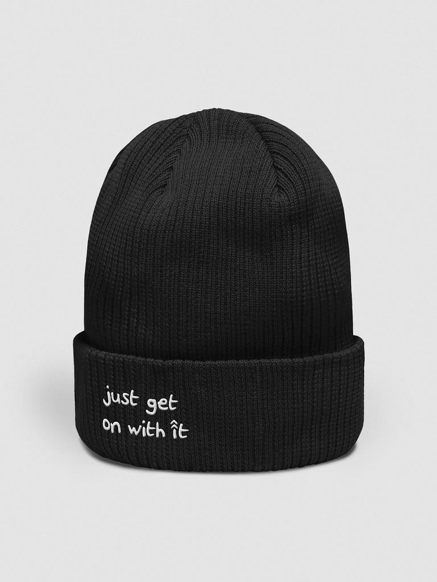 'Just Get On With It' Beanie Hat product image (2)