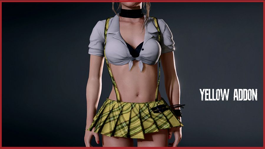 Resident Evil 2 Remake: SB School Girl 2 Mod product image (8)