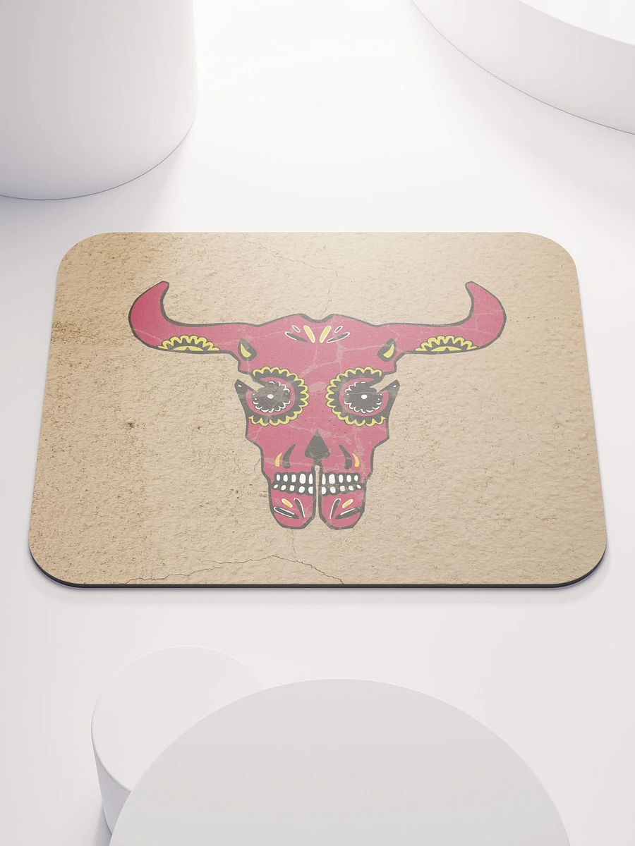 Sugar Cow Skull Mousepad product image (1)