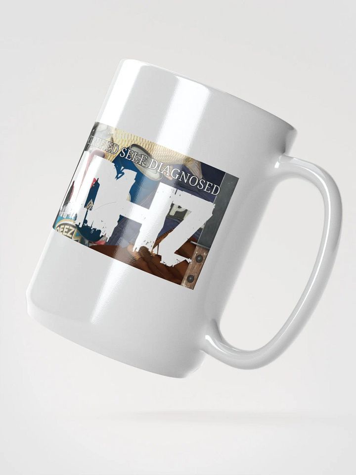 Certified ADHD White Glossy Mug product image (2)