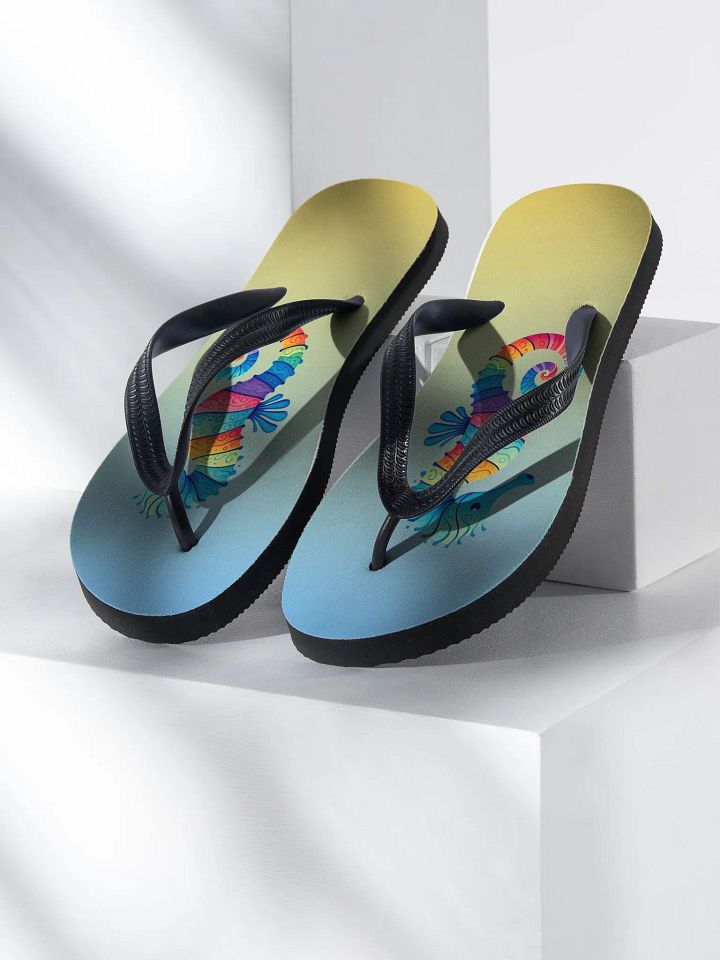 Colorful Seahorse Flip Flops product image (2)