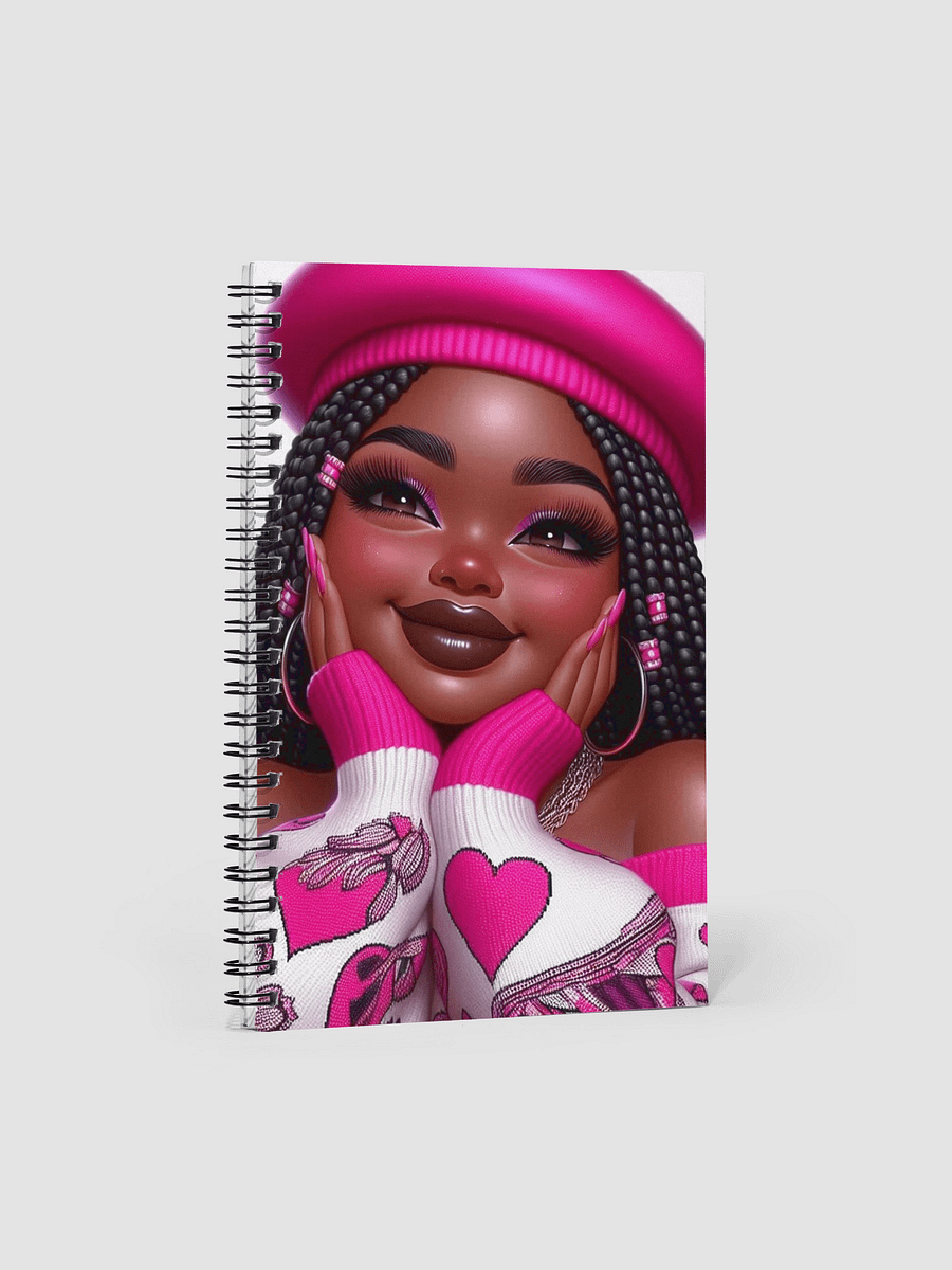 Vibrant Pink Beret Spiral Notebook product image (1)