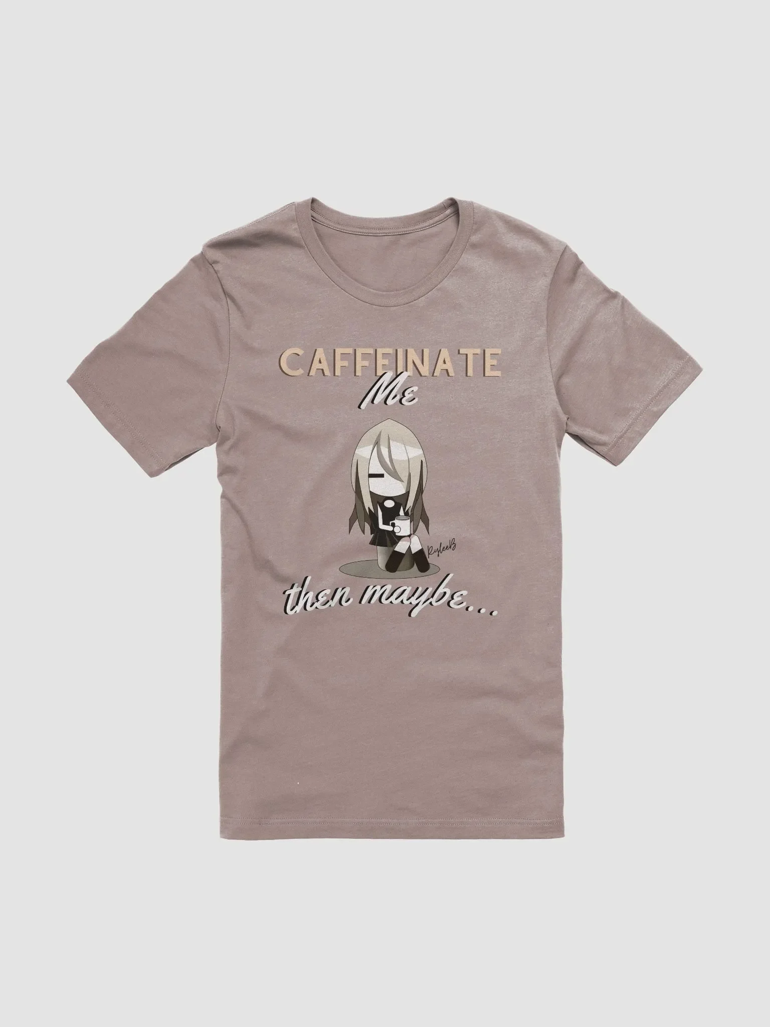 Coffee humor t-shirt - CAFFEINATE Me by RyleeB product image (3)