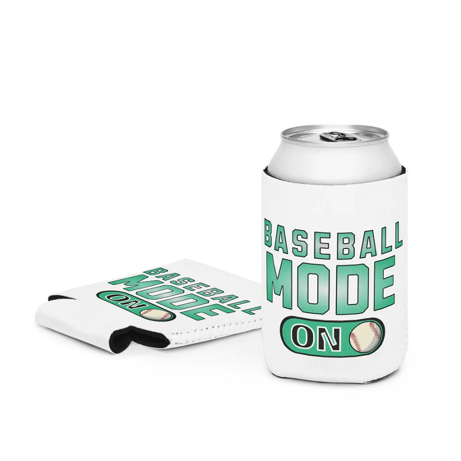 Baseball Mode On Can Cooler product image (3)