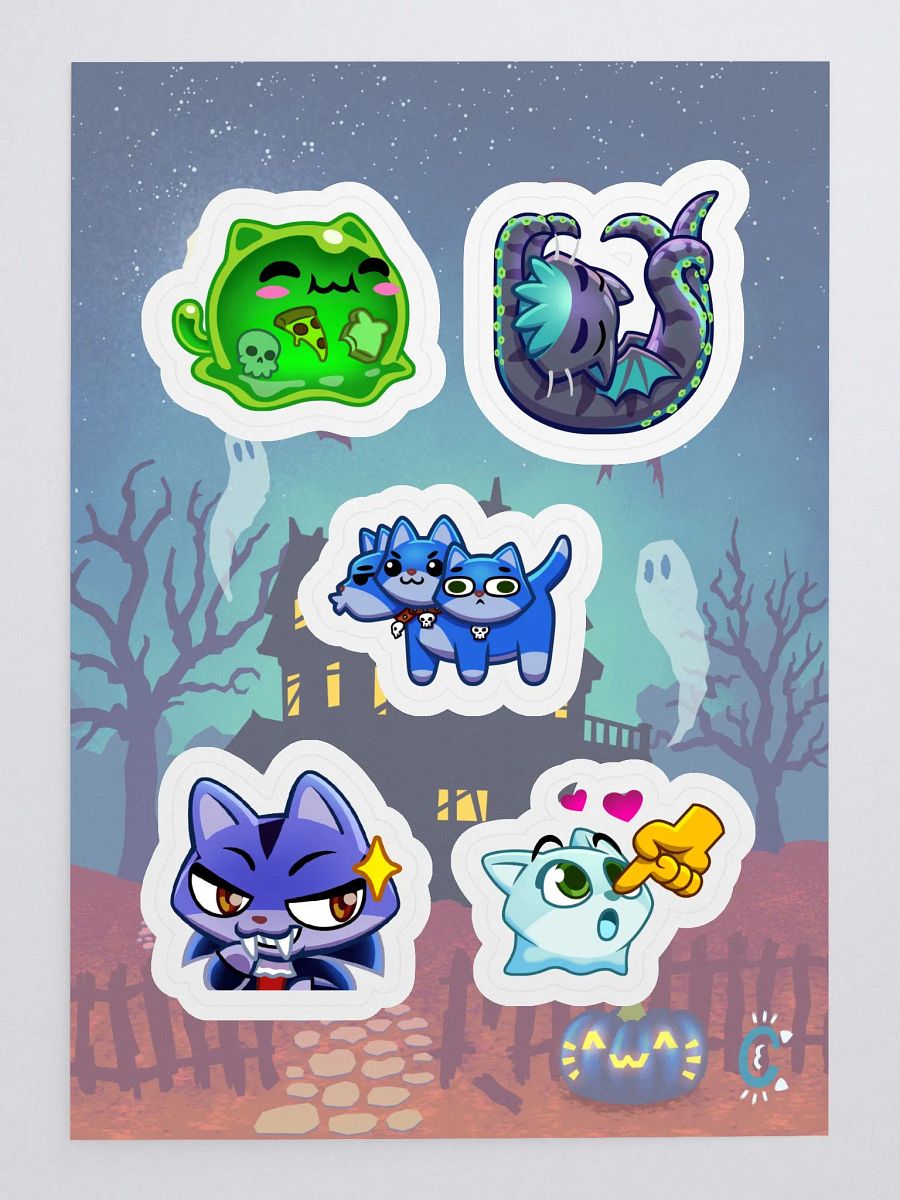 Spooky Ceruli-motes Sticker Sheet product image (3)