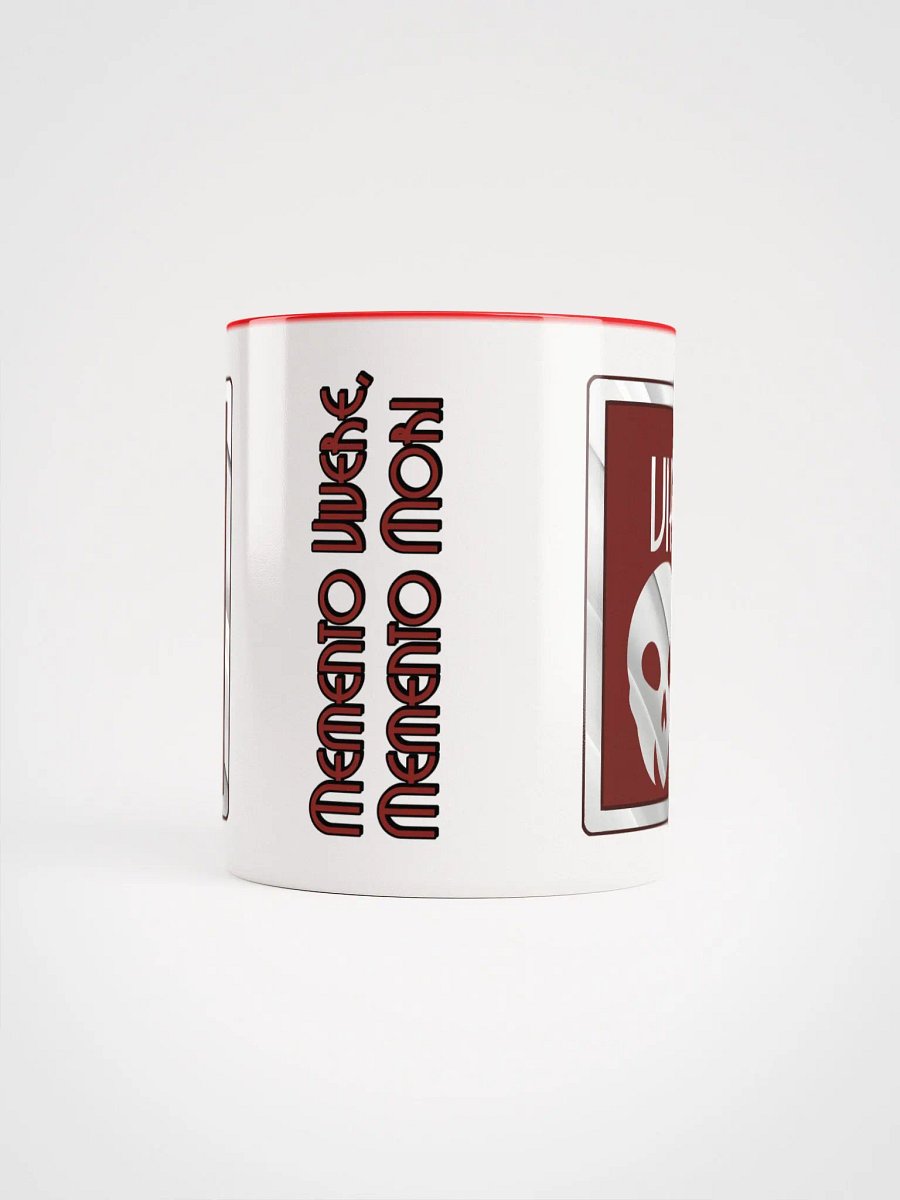 Hotel Calaveras VIP Ceramic Mug (White & Red) product image (2)