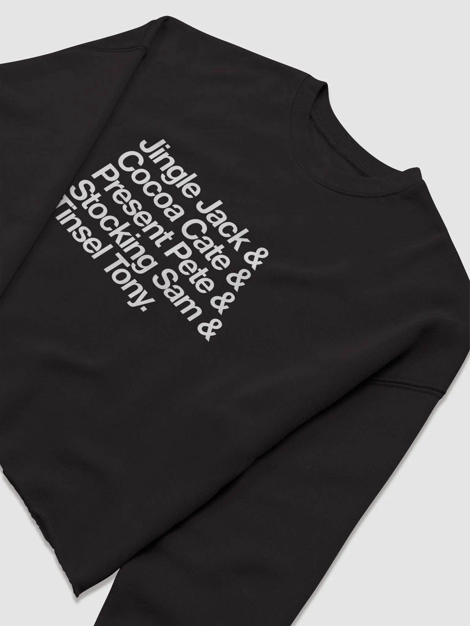 The Naughty List Names Crop Crew Neck product image (4)