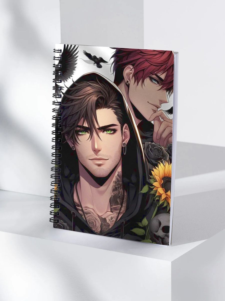 Jax and KP Spiral Notebook product image (4)